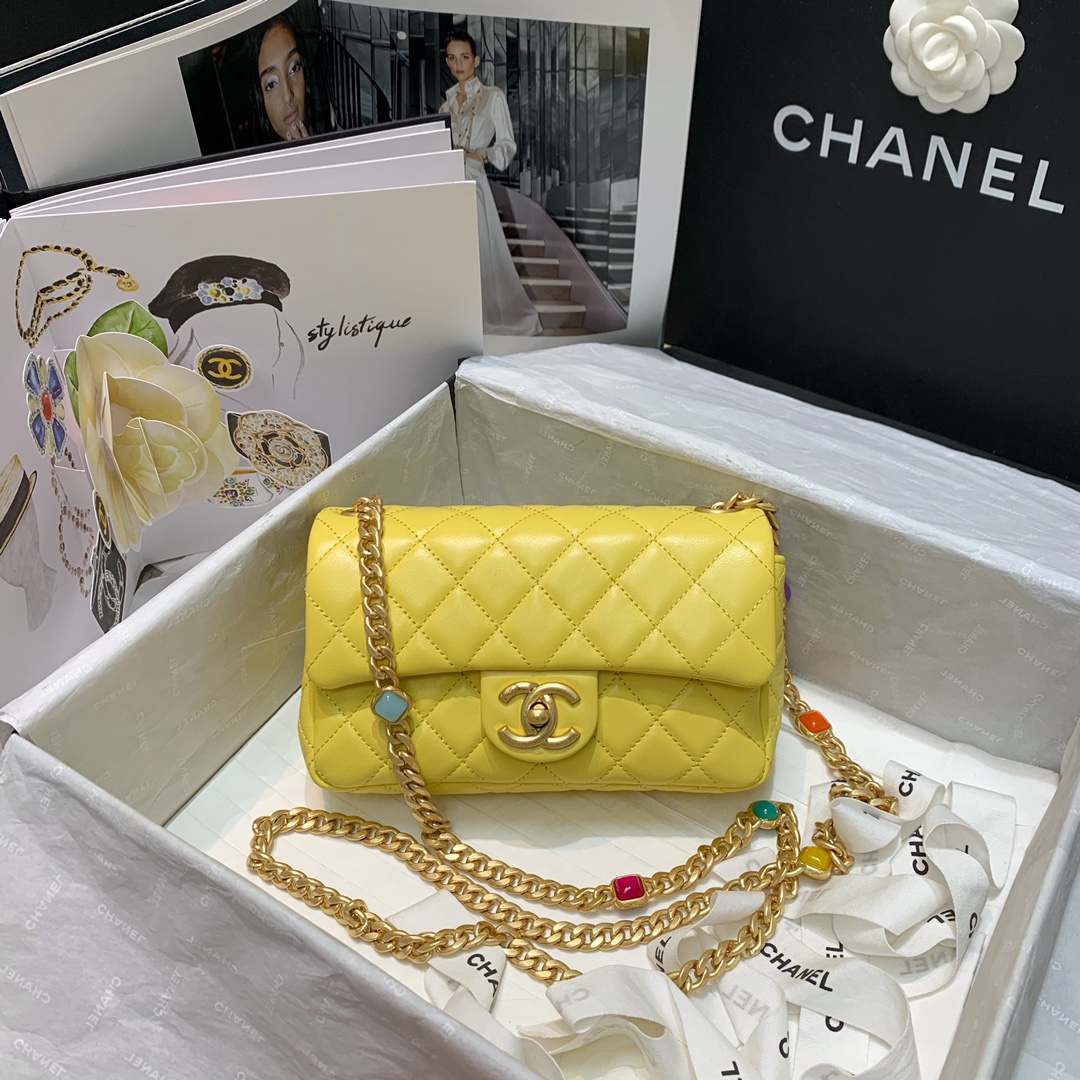 Ch**el Flap Bag 20cm AS2380