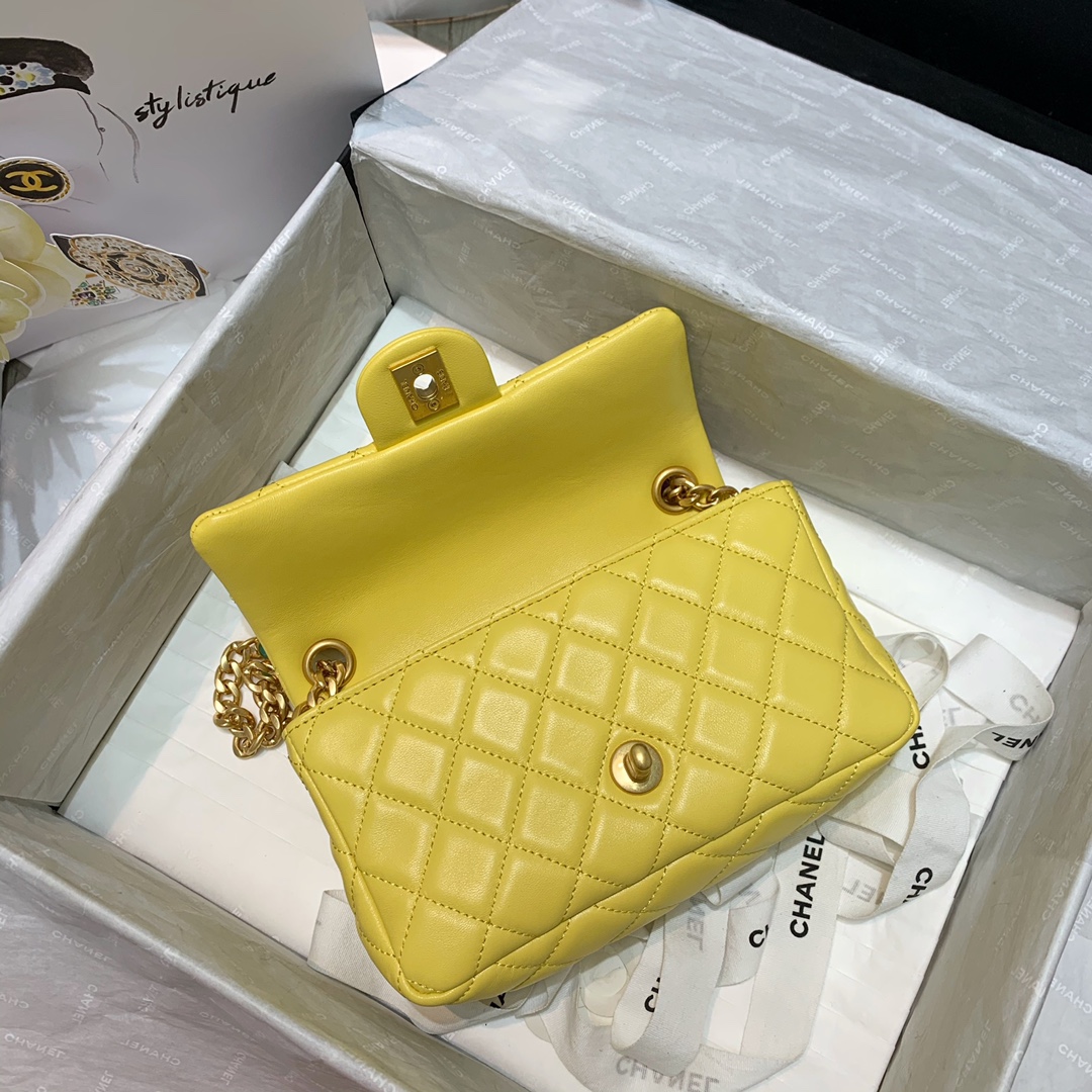 Ch**el Flap Bag 20cm AS2380