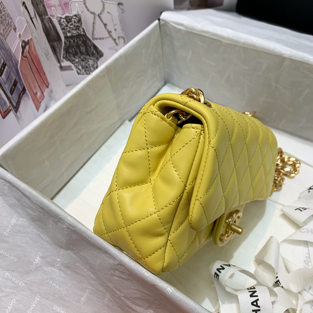 Ch**el Flap Bag 17cm AS2380