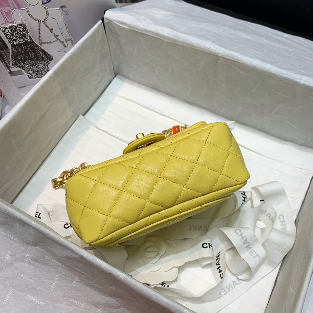 Ch**el Flap Bag 17cm AS2380