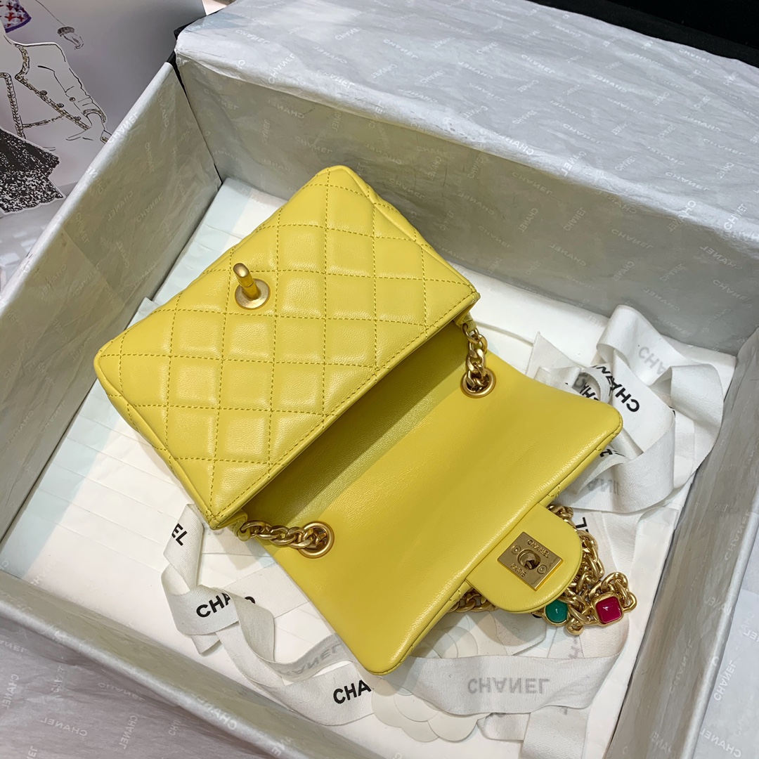 Ch**el Flap Bag 17cm AS2380