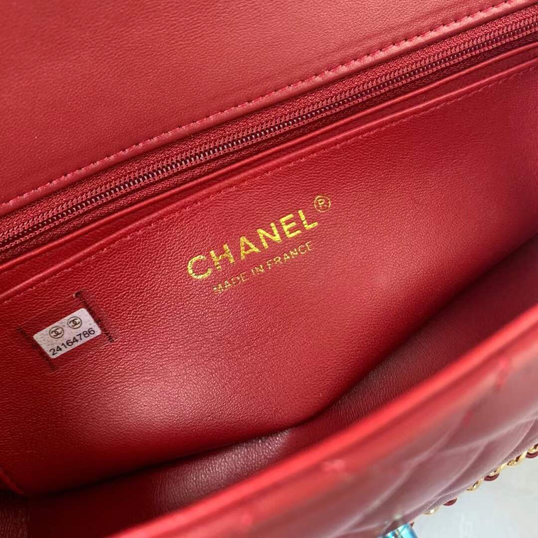 Ch**el Flap Bag 23cm 002