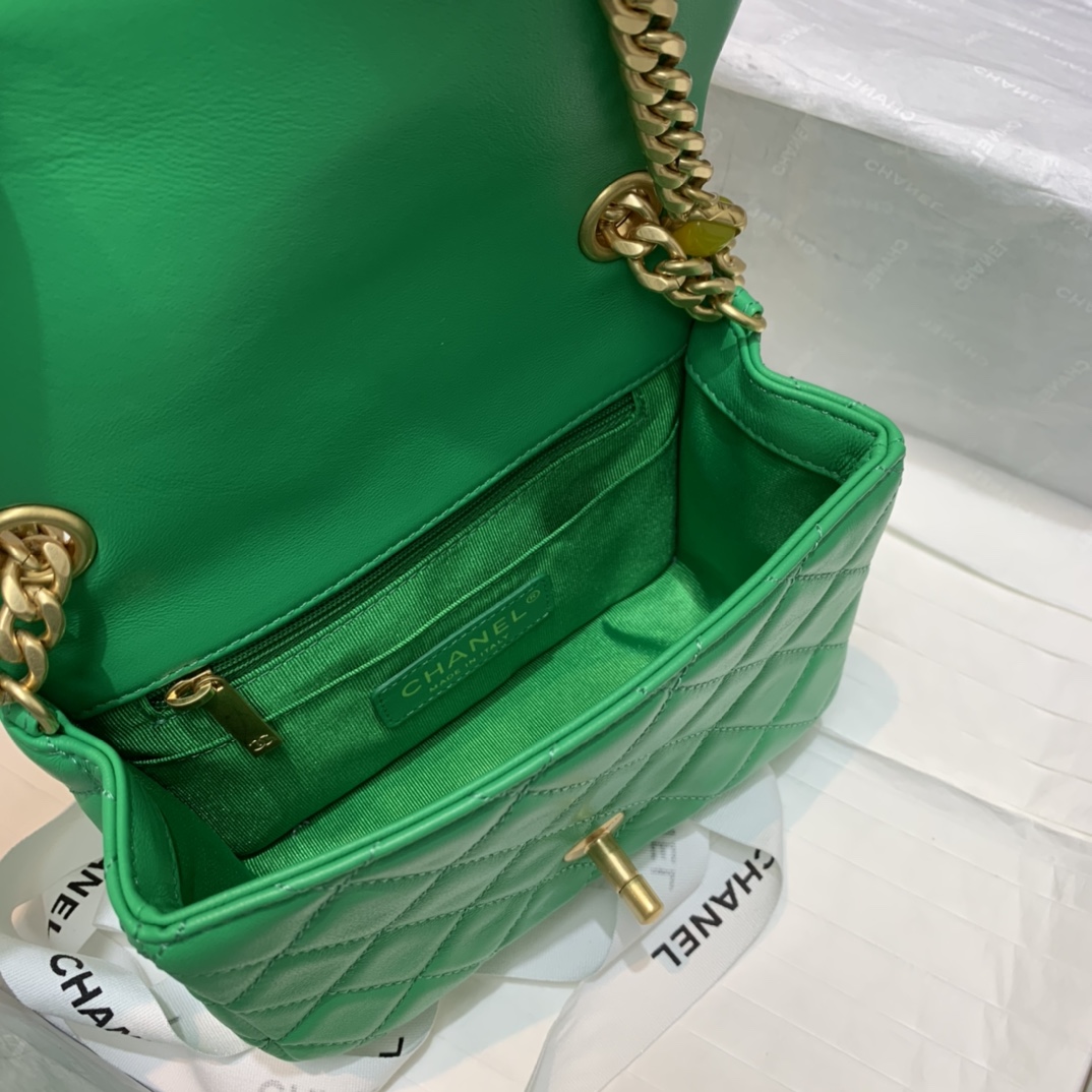Ch**el Flap Bag 17cm AS2380 001