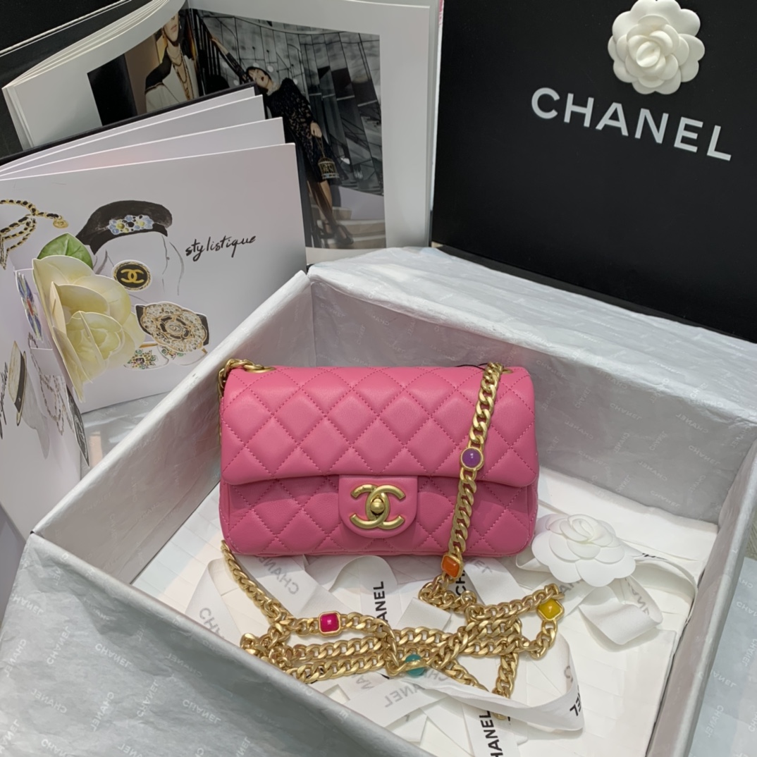 Ch**el Flap Bag 20cm AS2380 002
