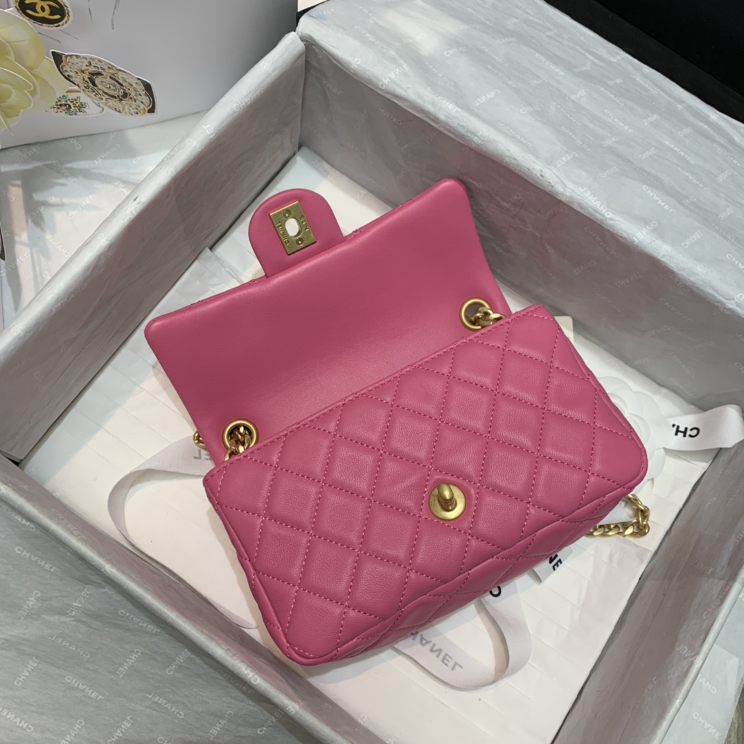 Ch**el Flap Bag 20cm AS2380 002