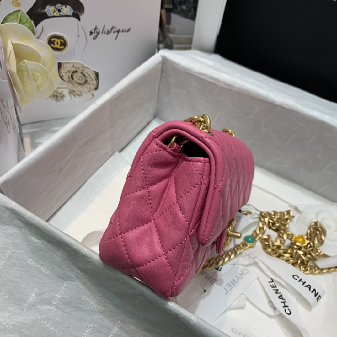 Ch**el Flap Bag 20cm AS2380 002