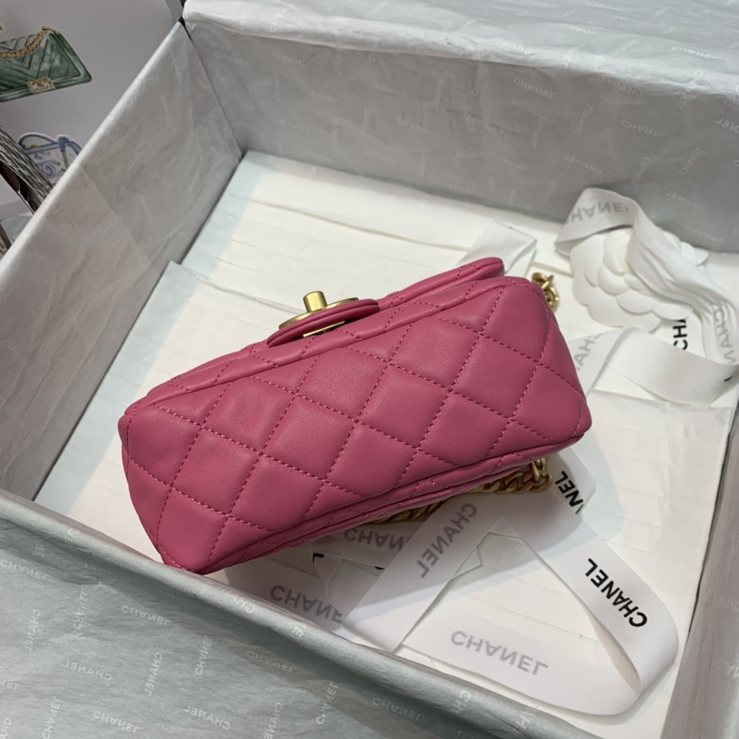Ch**el Flap Bag 17cm AS2380 002