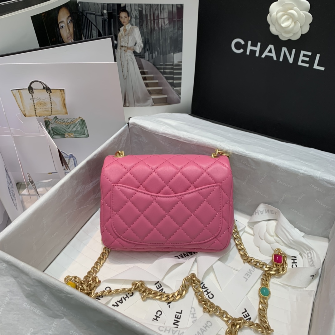 Ch**el Flap Bag 17cm AS2380 002