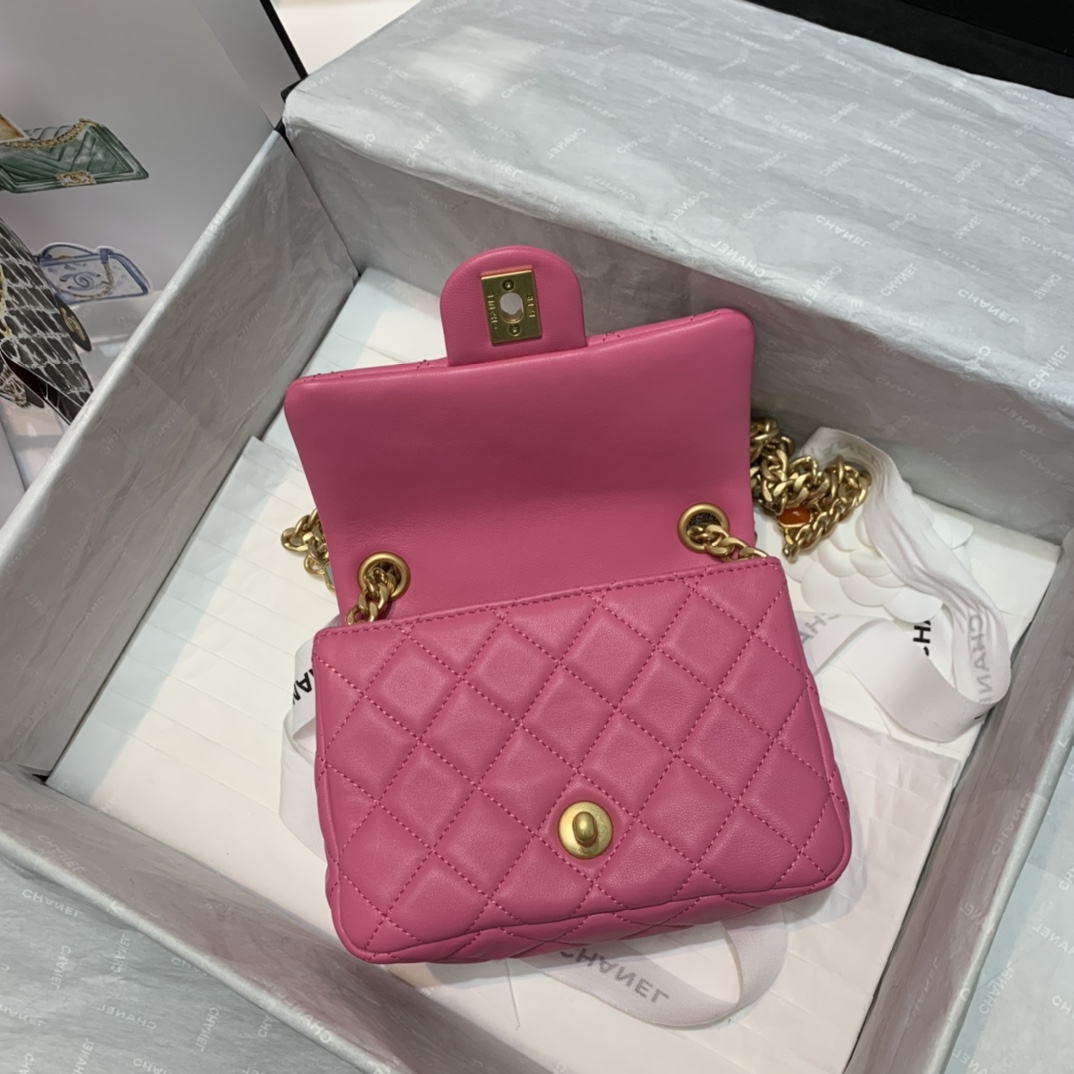 Ch**el Flap Bag 17cm AS2380 002