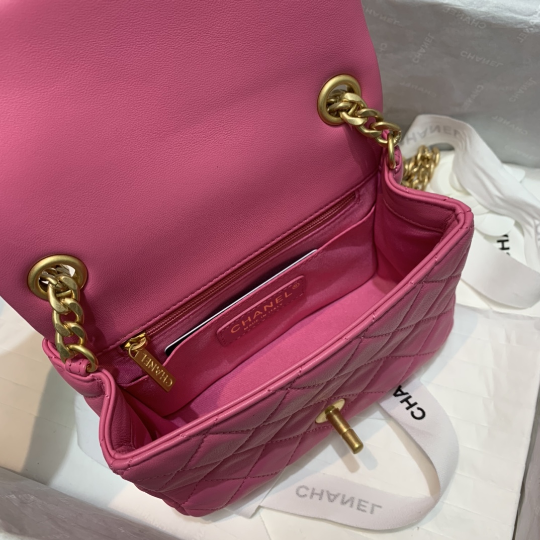 Ch**el Flap Bag 17cm AS2380 002