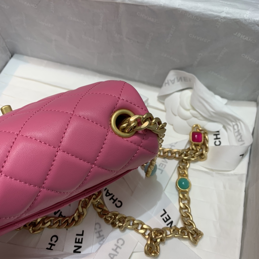 Ch**el Flap Bag 17cm AS2380 002