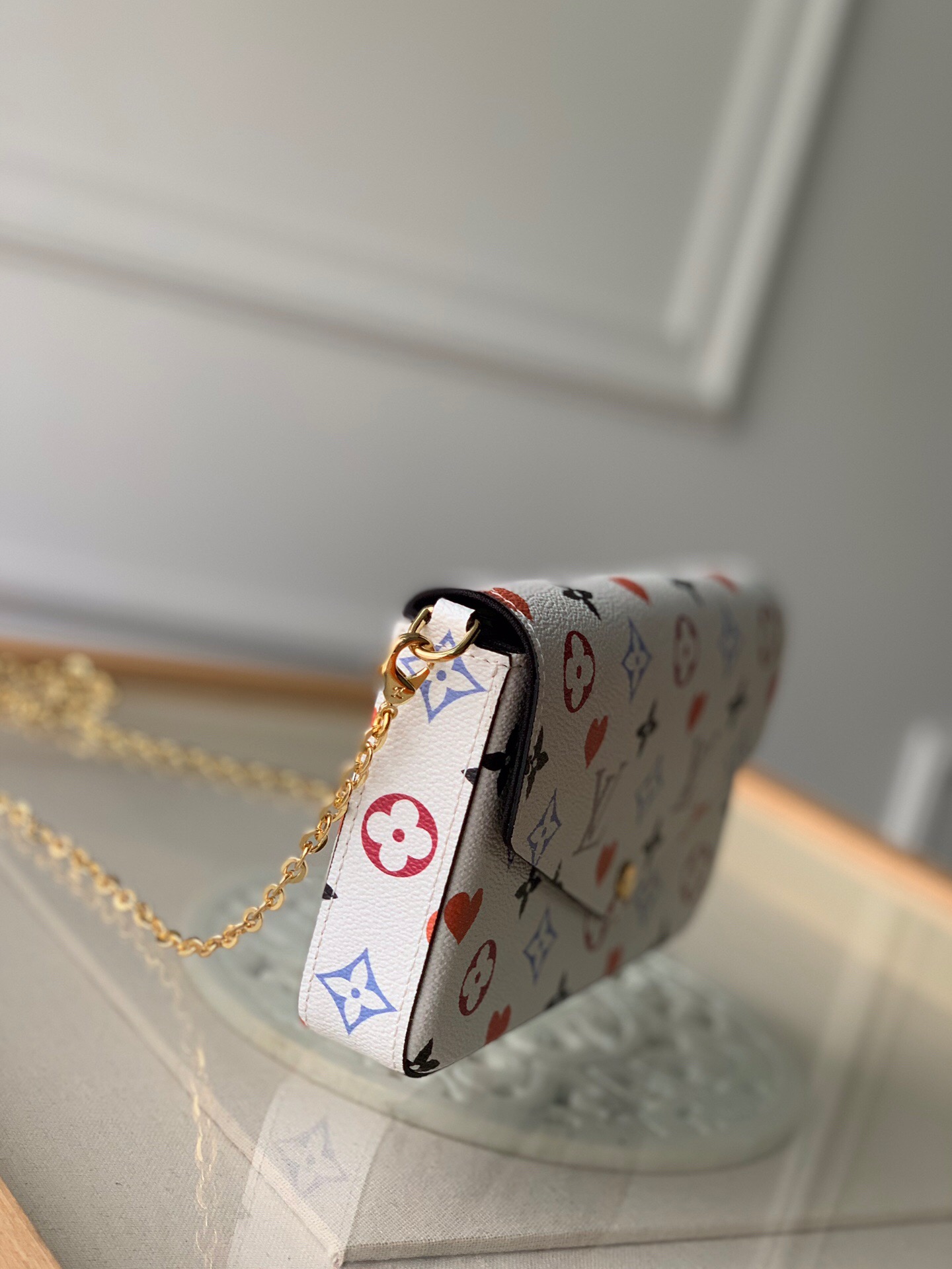 LV Félicie Pochette Empreinte Leather Bag