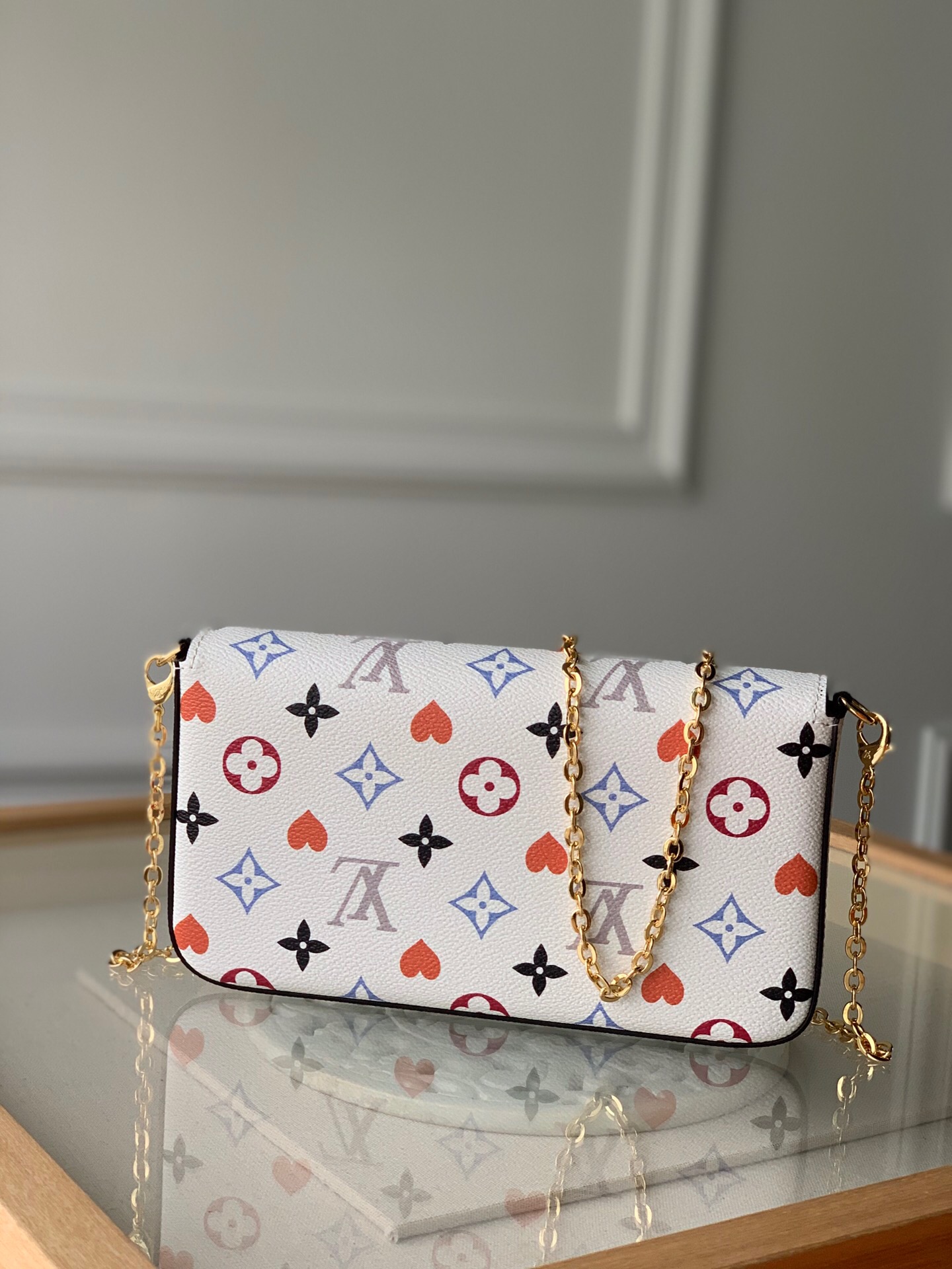 LV Félicie Pochette Empreinte Leather Bag