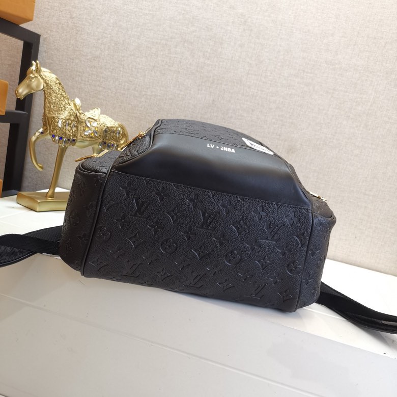 LV NBA Black Monogram Leather Backpack M57972