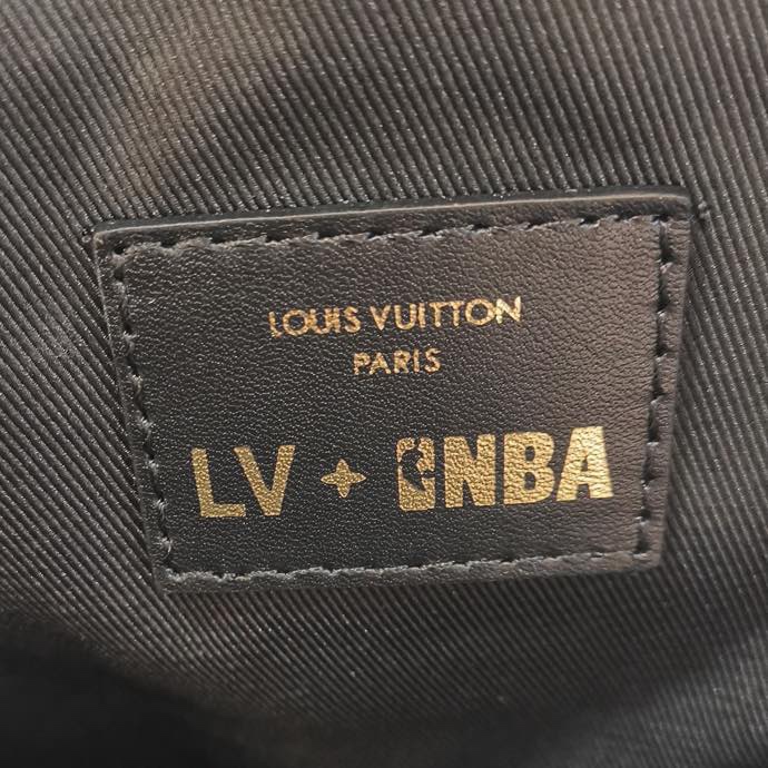 LV NBA Black Monogram Leather Backpack M57972