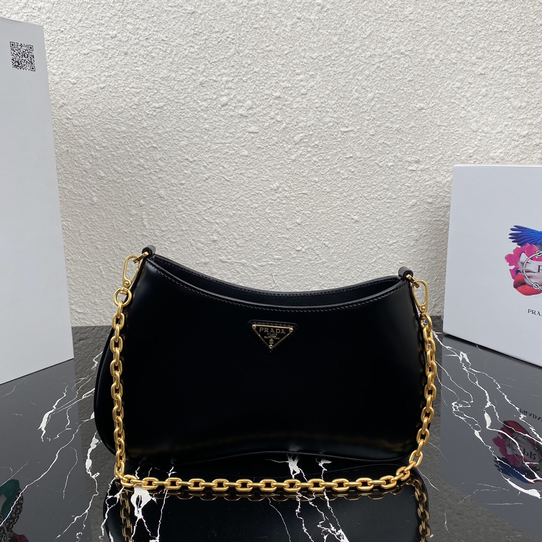 Pra*a 1BC148 leather mini shoulder bag