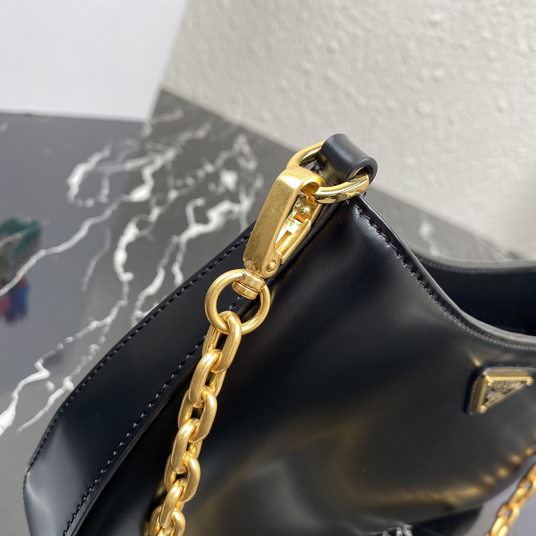 Pra*a 1BC148 leather mini shoulder bag