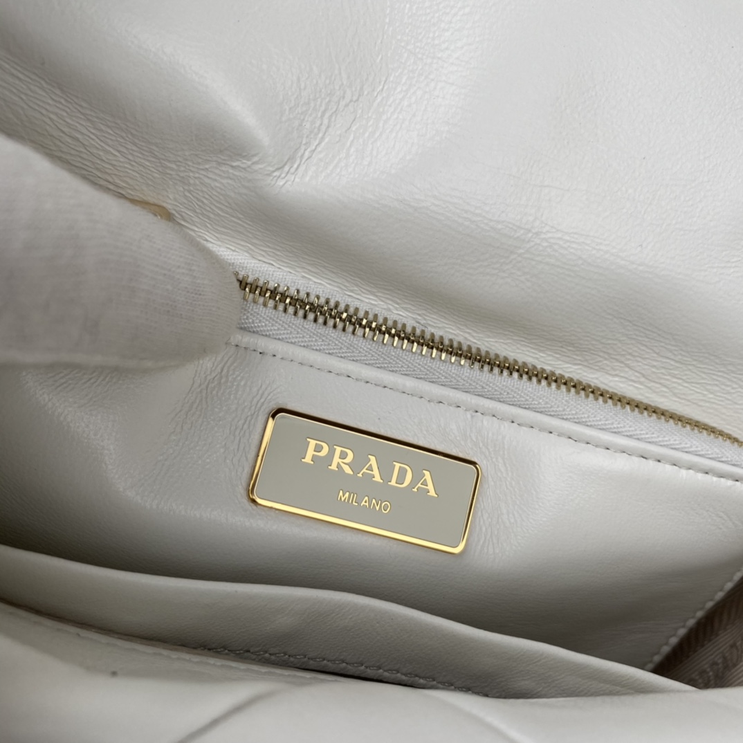 Pra*a System Nappa Leather Patchwork Bag 1BD292 004