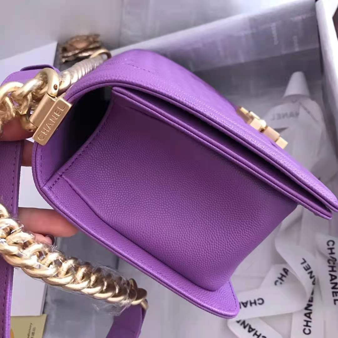 Ch**el boy bag 25cm purple