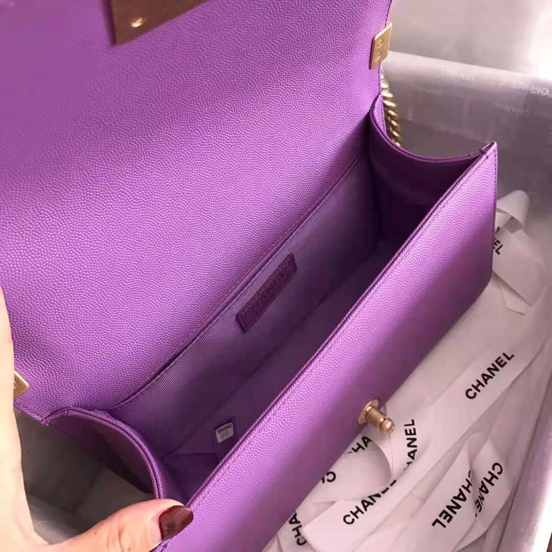 Ch**el boy bag 25cm purple