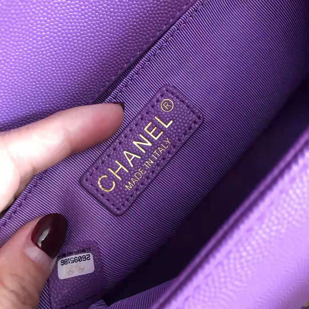 Ch**el boy bag 25cm purple