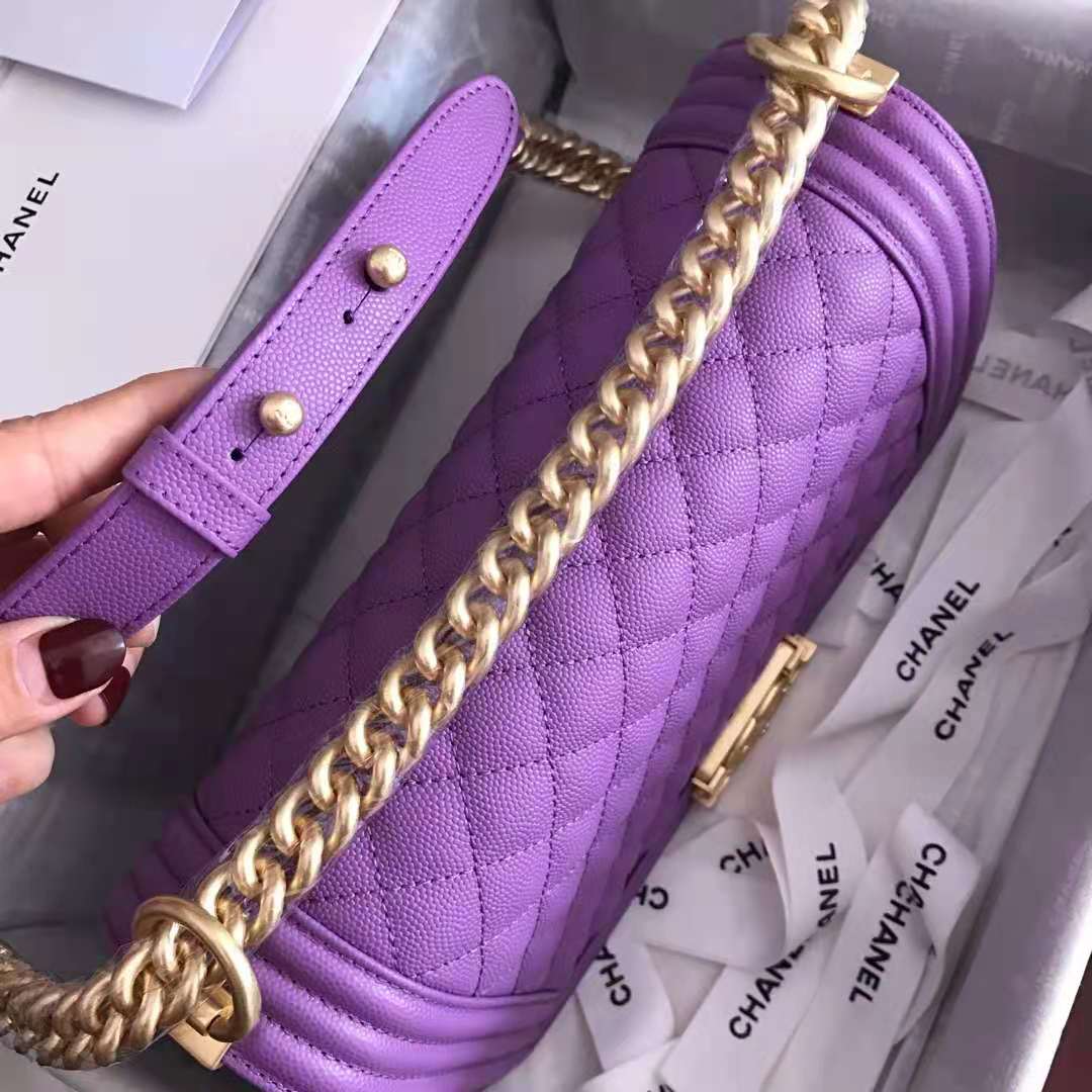 Ch**el boy bag 25cm purple