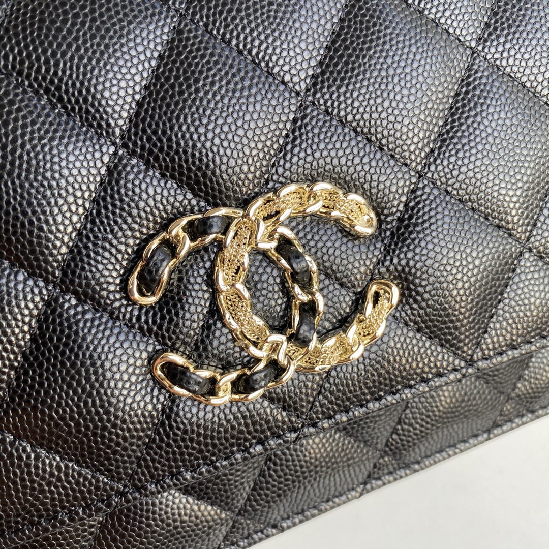 Chane AP1794 WOC wallet on chain bag black