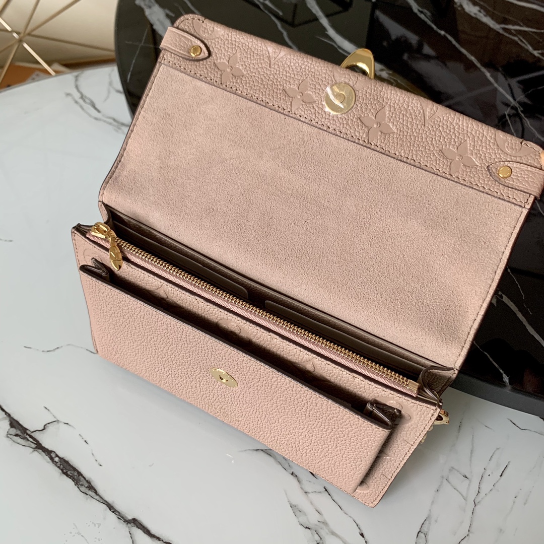 LV Chain Wallet Monogram Empreinte Leather M67839