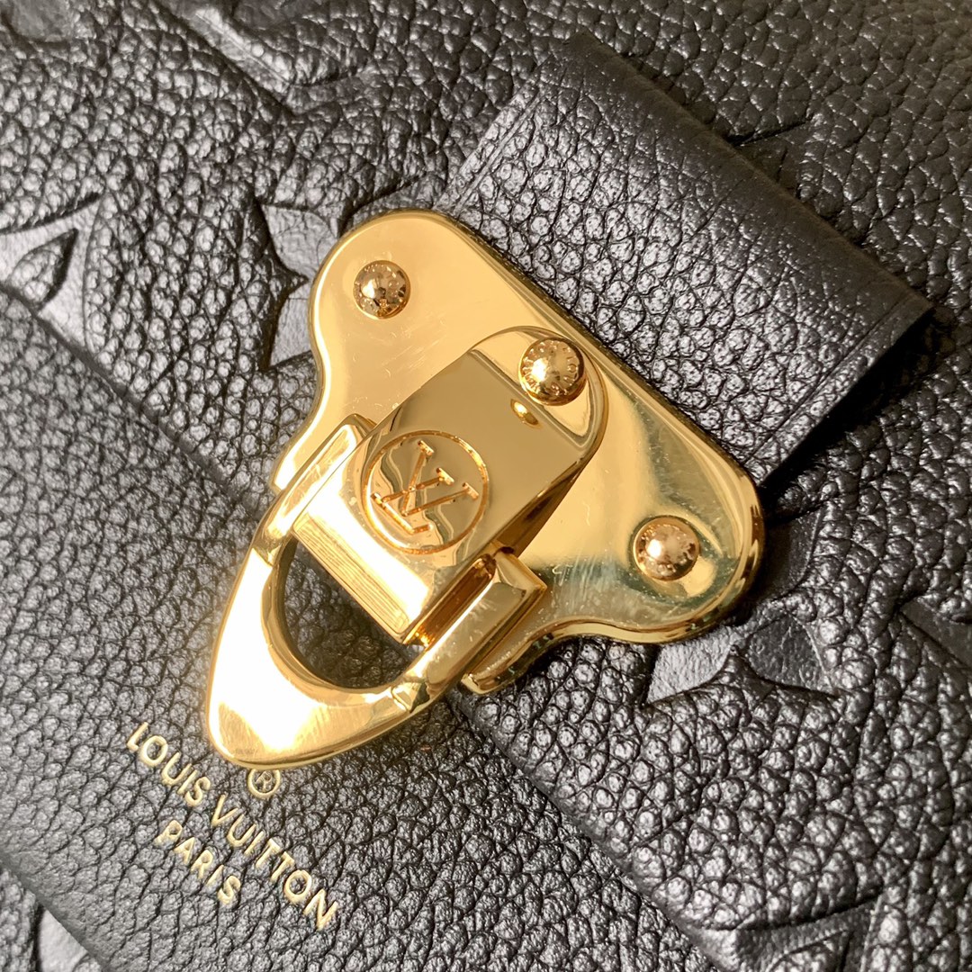 LV Chain Wallet Monogram Empreinte Leather M67839 black