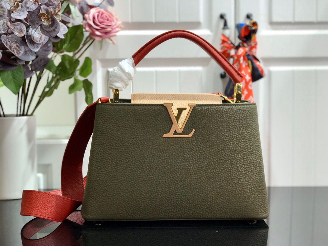 L0vis Vvtt0n Capucines BB Bag 27CM GREEN