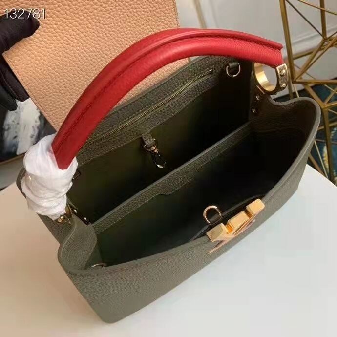 L0vis Vvtt0n Capucines BB Bag 27CM GREEN