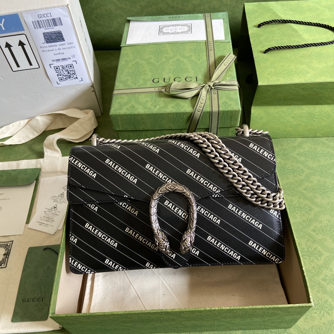 Gvc*1 X Ba1en*iaga Dionysus Bag 28cm Balck