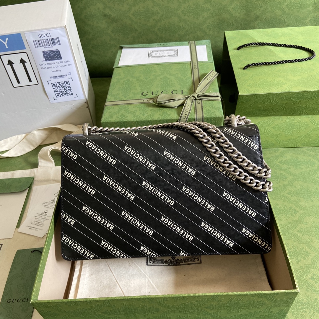Gvc*1 X Ba1en*iaga Dionysus Bag 28cm Balck