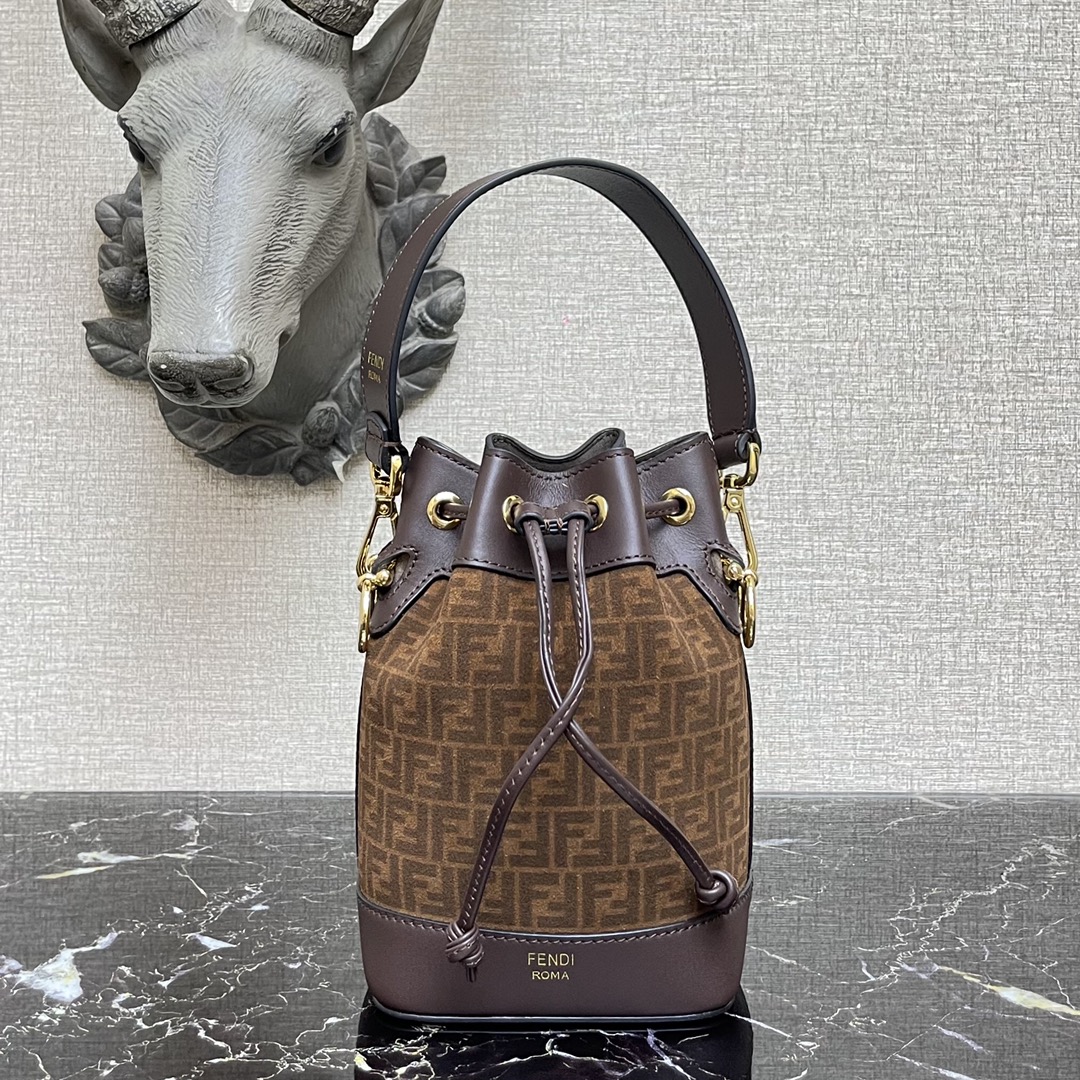 F**di Mini Mon Tresor bucket bag