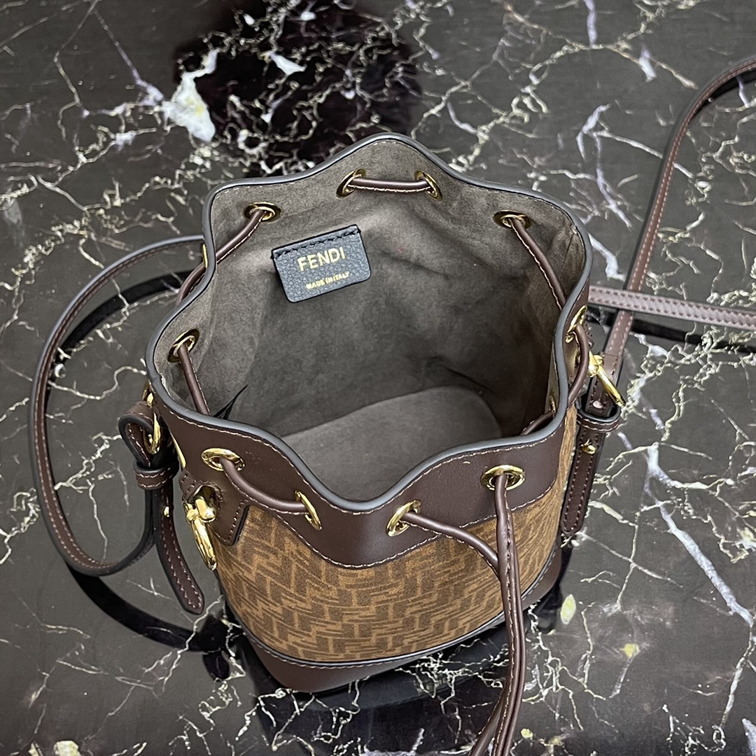 F**di Mini Mon Tresor bucket bag