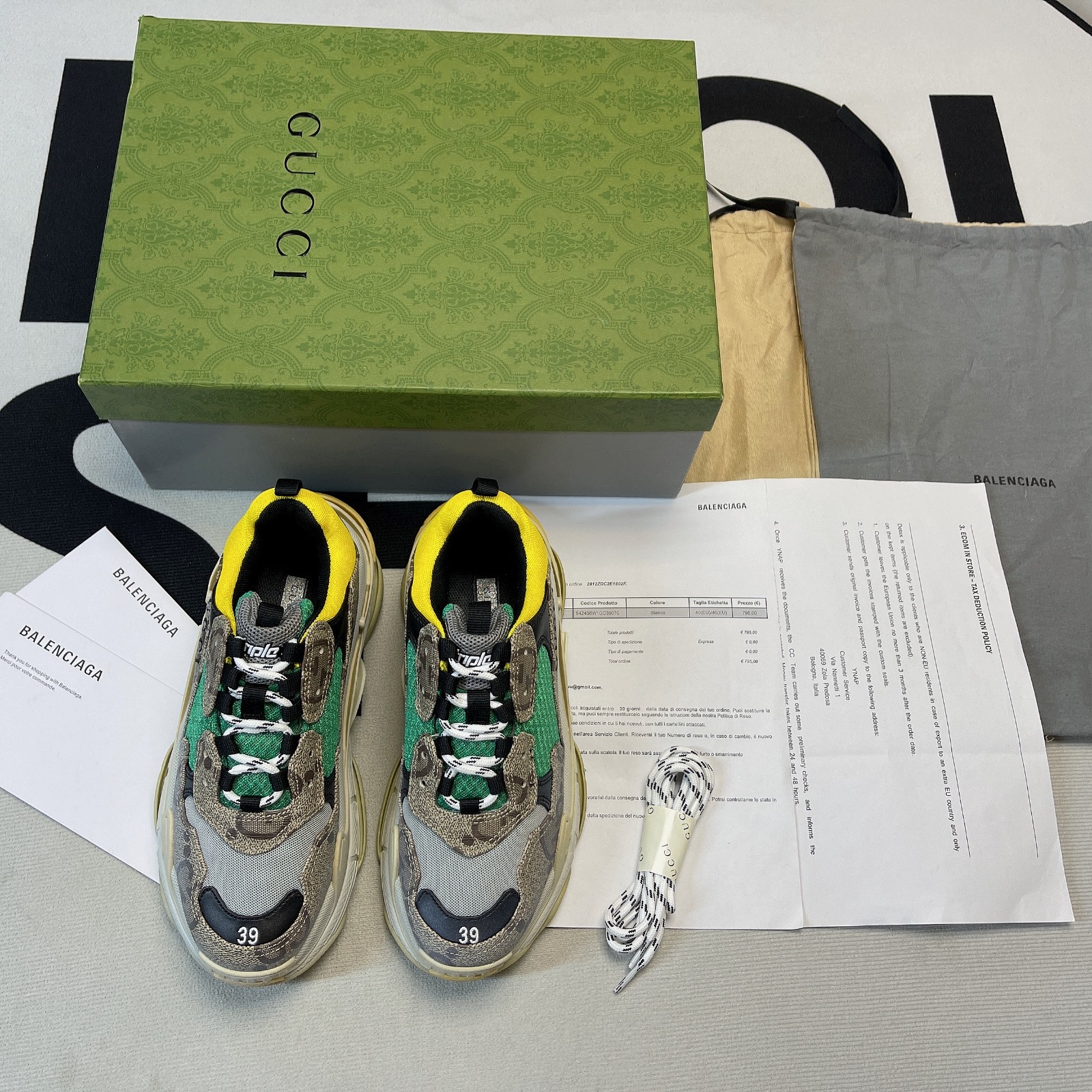 Ba1en*iaga TRIPLE S TRAINERS