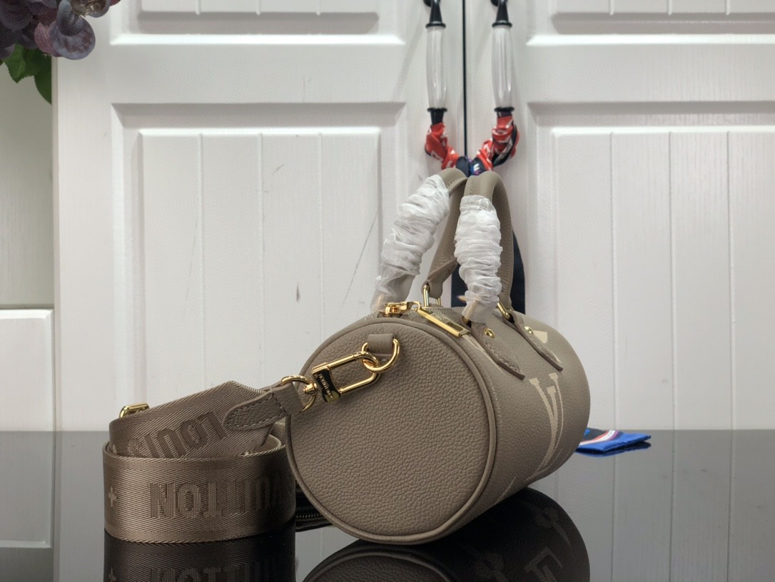 LV Papillon BB Bicolour Monogram Empreinte Leather M46031