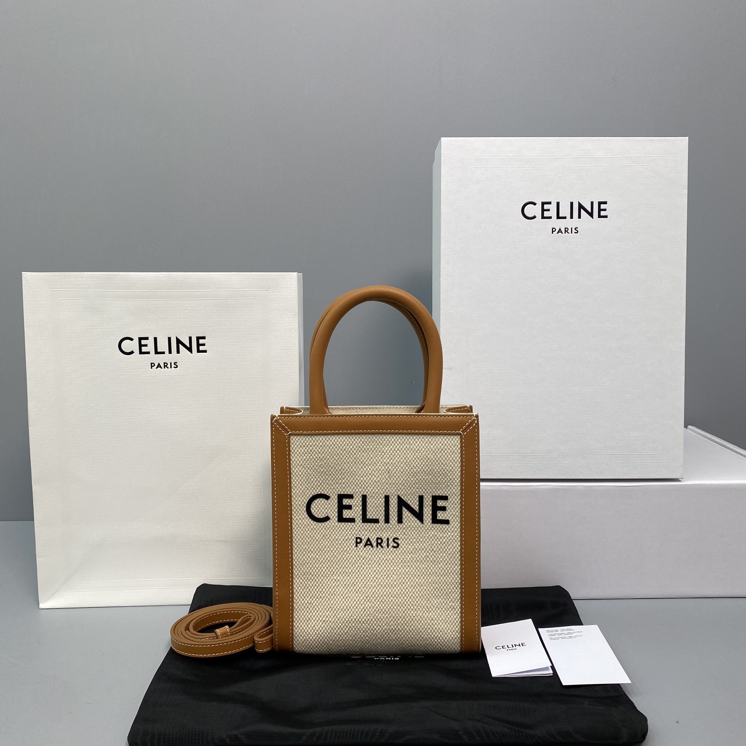 Celin caba mini tote bag