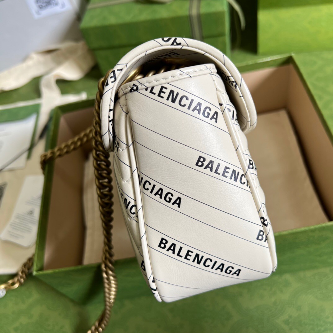 Gvc*1 X Ba1en*iaga Marmont bag 26cm