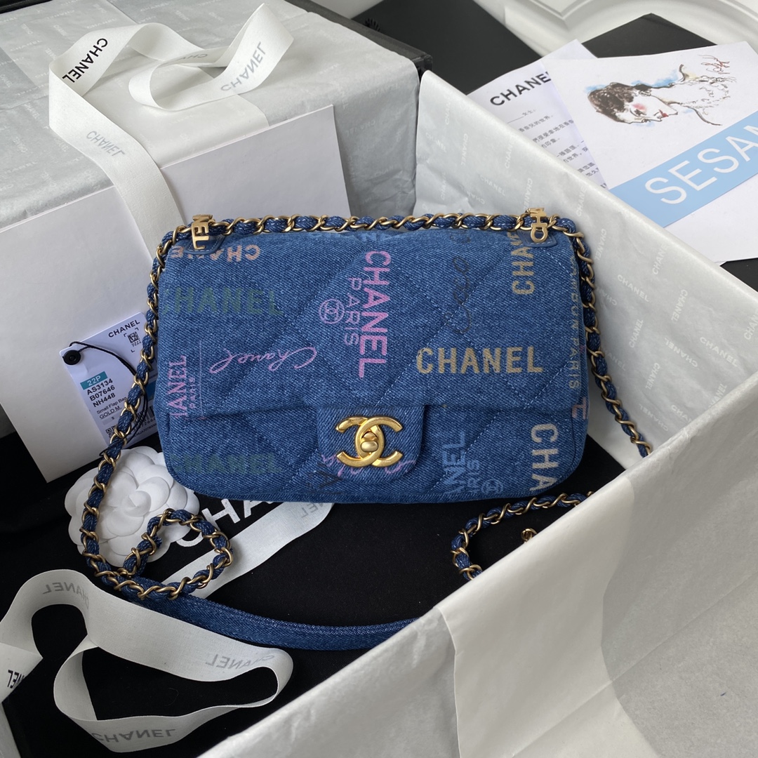 Ch**el Handbag 23cm AS3134