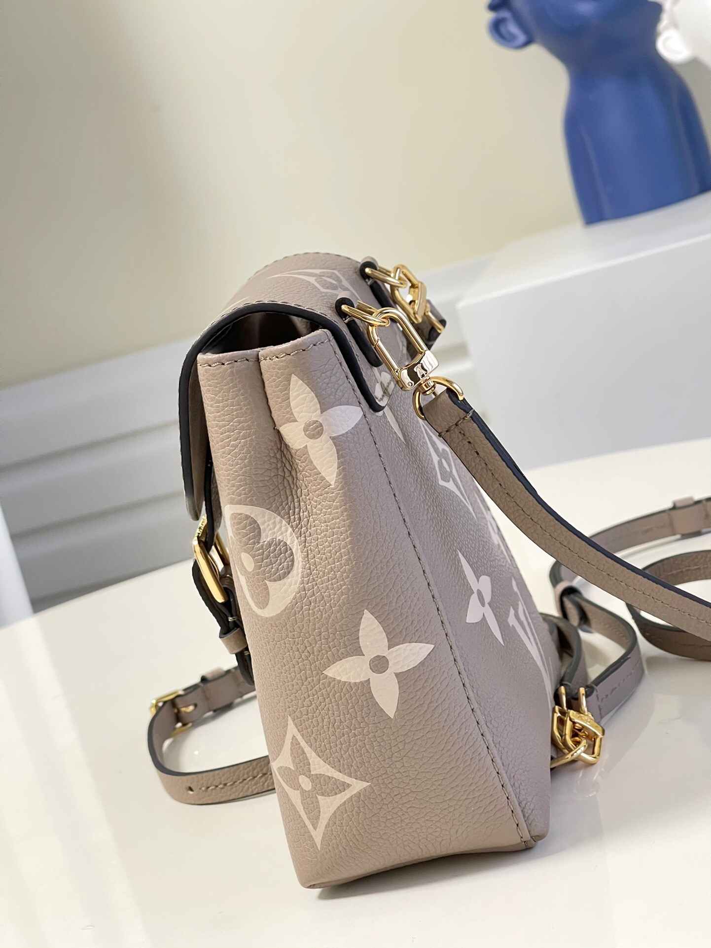 LV Tiny Backpack Bicolor Monogram Empreinte Leather