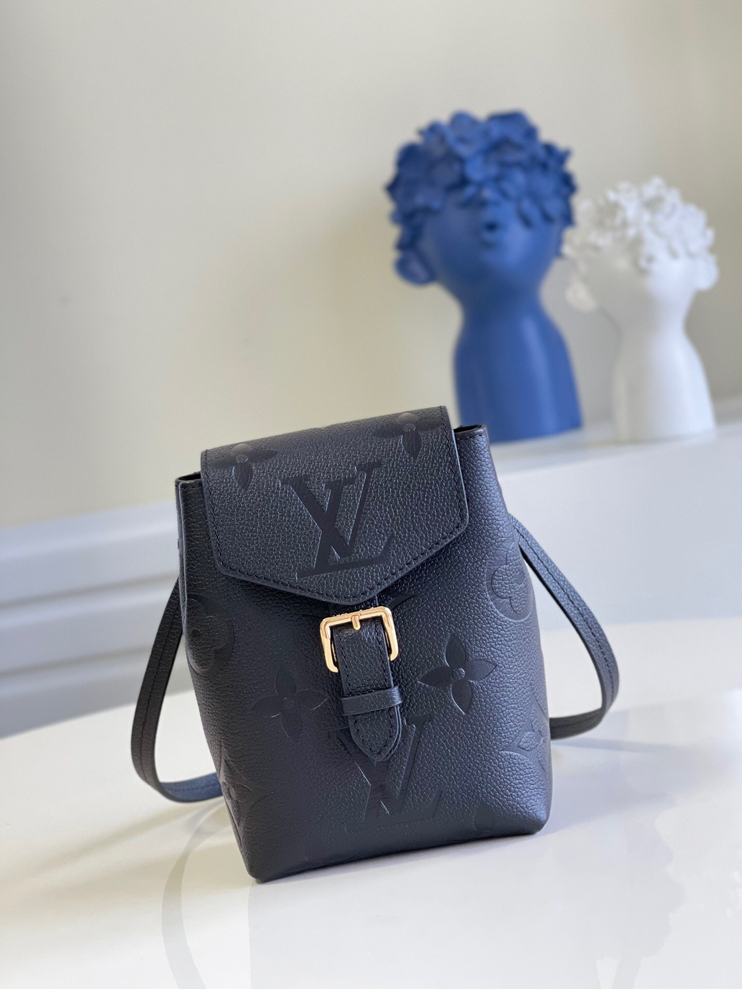 LV Tiny Backpack Bicolor Monogram Empreinte Leather 002