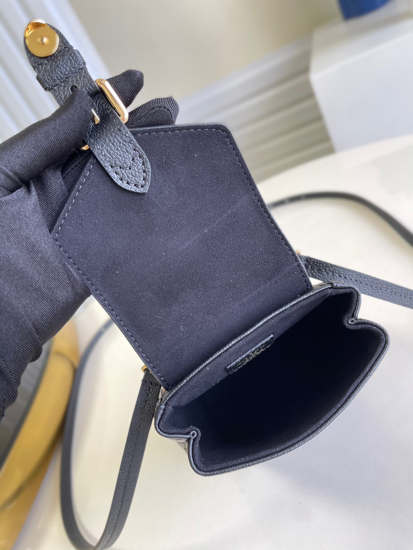 LV Tiny Backpack Bicolor Monogram Empreinte Leather 002