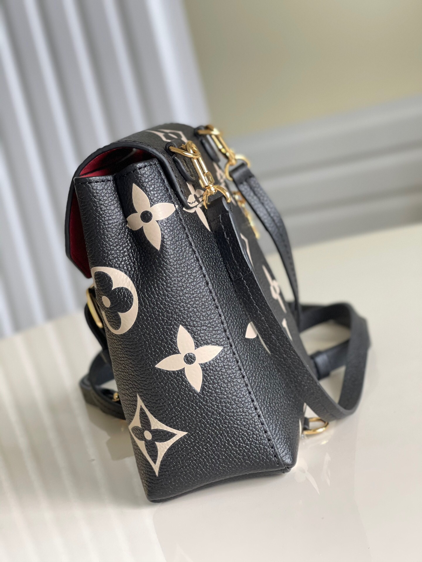 LV Tiny Backpack Bicolor Monogram Empreinte Leather 003