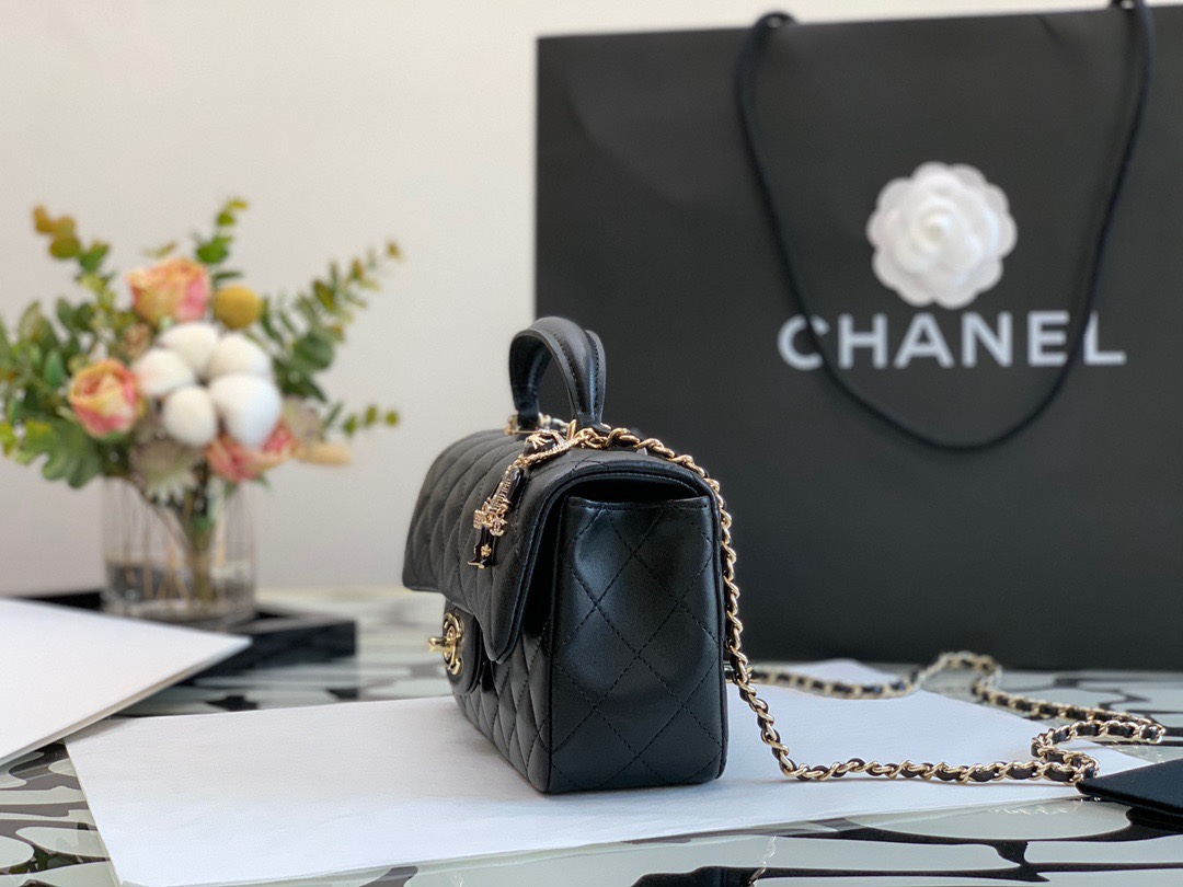 Bagsaaa Ch**el Mini CF Bag 20cm Black