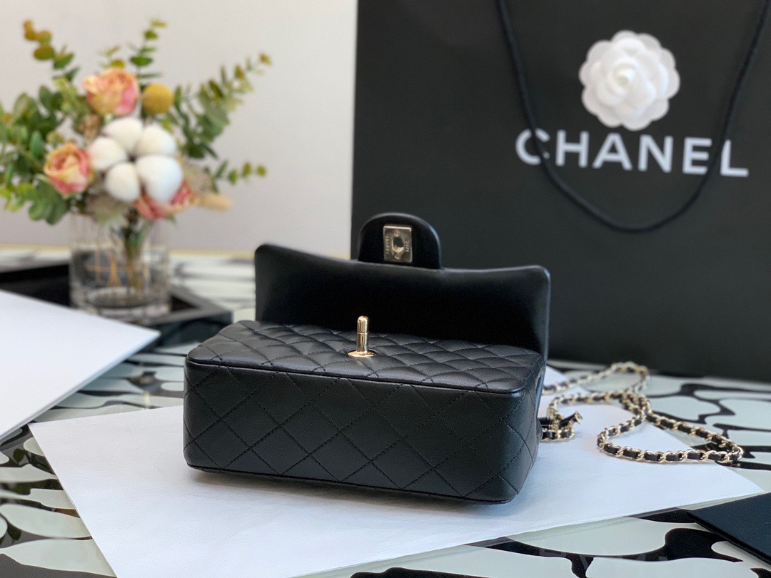 Bagsaaa Ch**el Mini CF Bag 20cm Black