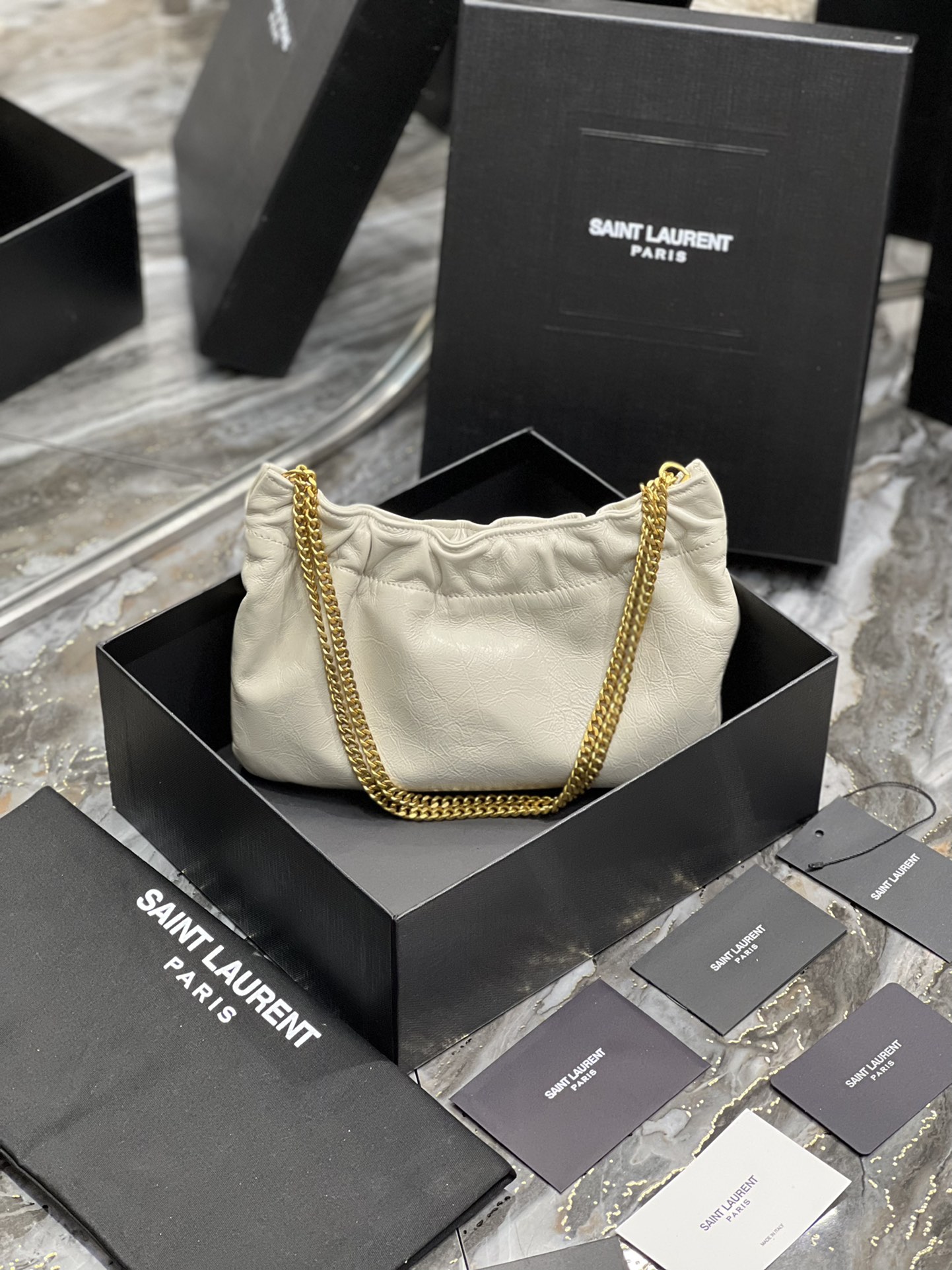 Y51 Mini leather shoulder bag