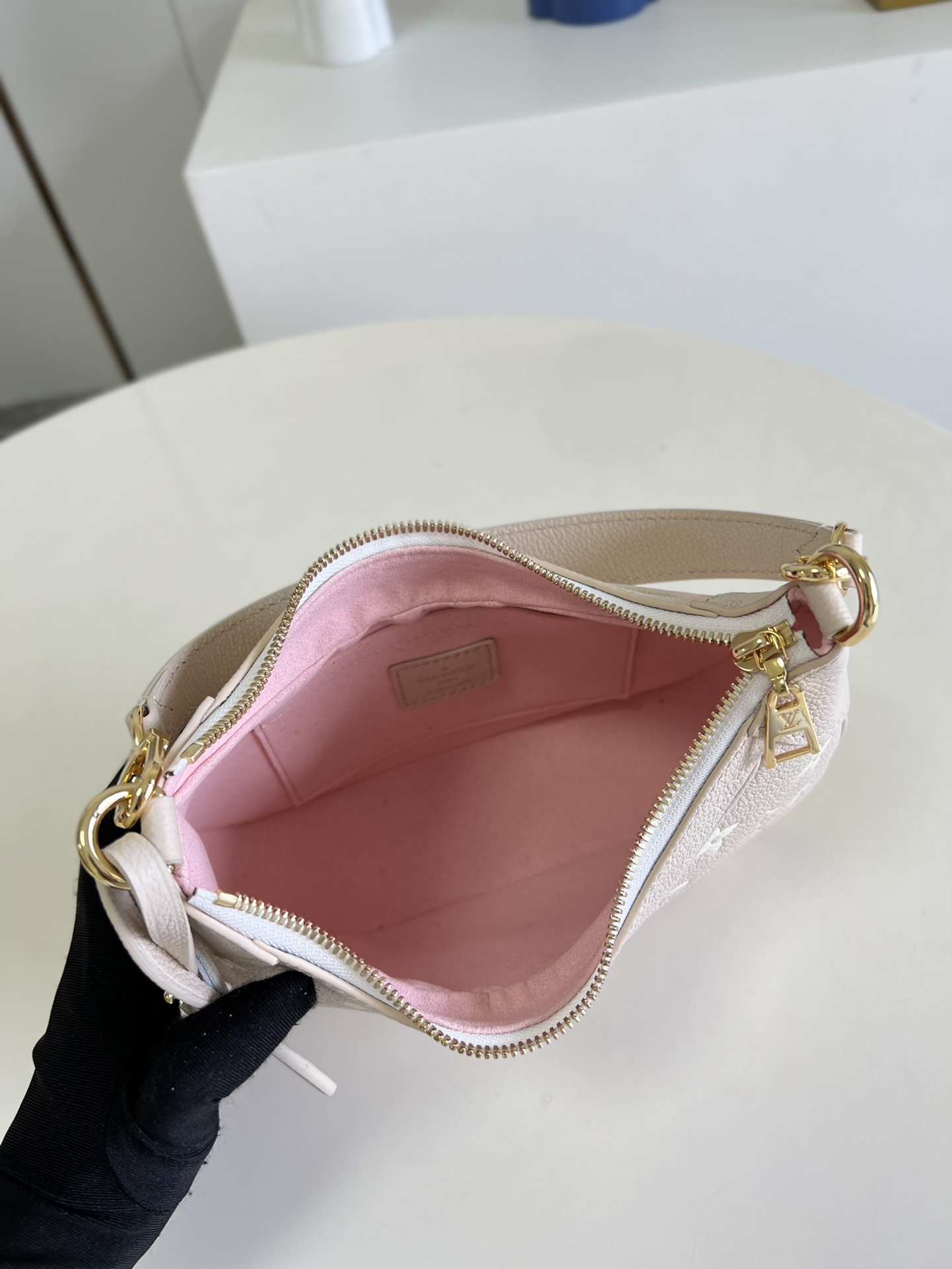 LV Bagatelle Monogram Empreinte Leather M46113