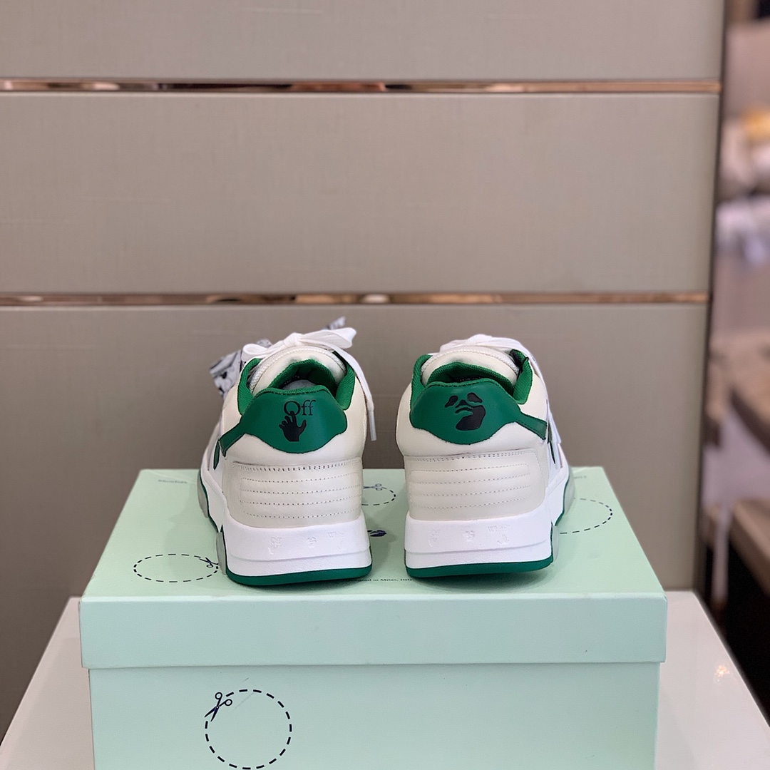 Off-White c/o Virgil Abloh Out Of Office Low-top Leather Sneakers