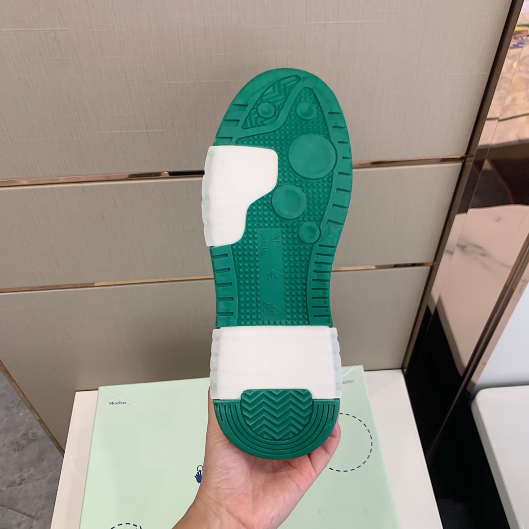 Off-White c/o Virgil Abloh Out Of Office Low-top Leather Sneakers